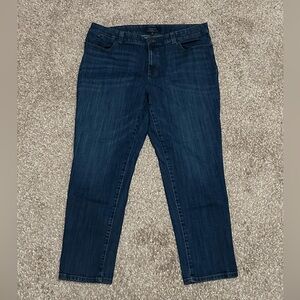 Talbots Simply Flattering 5-pocket Dark Wash Jeans, Size 18W